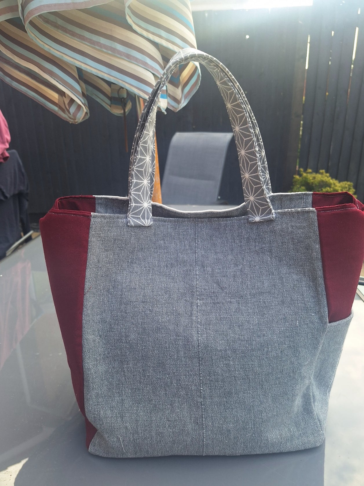 The Retro Pin Up Bag - Handmade Upcycled Handbag