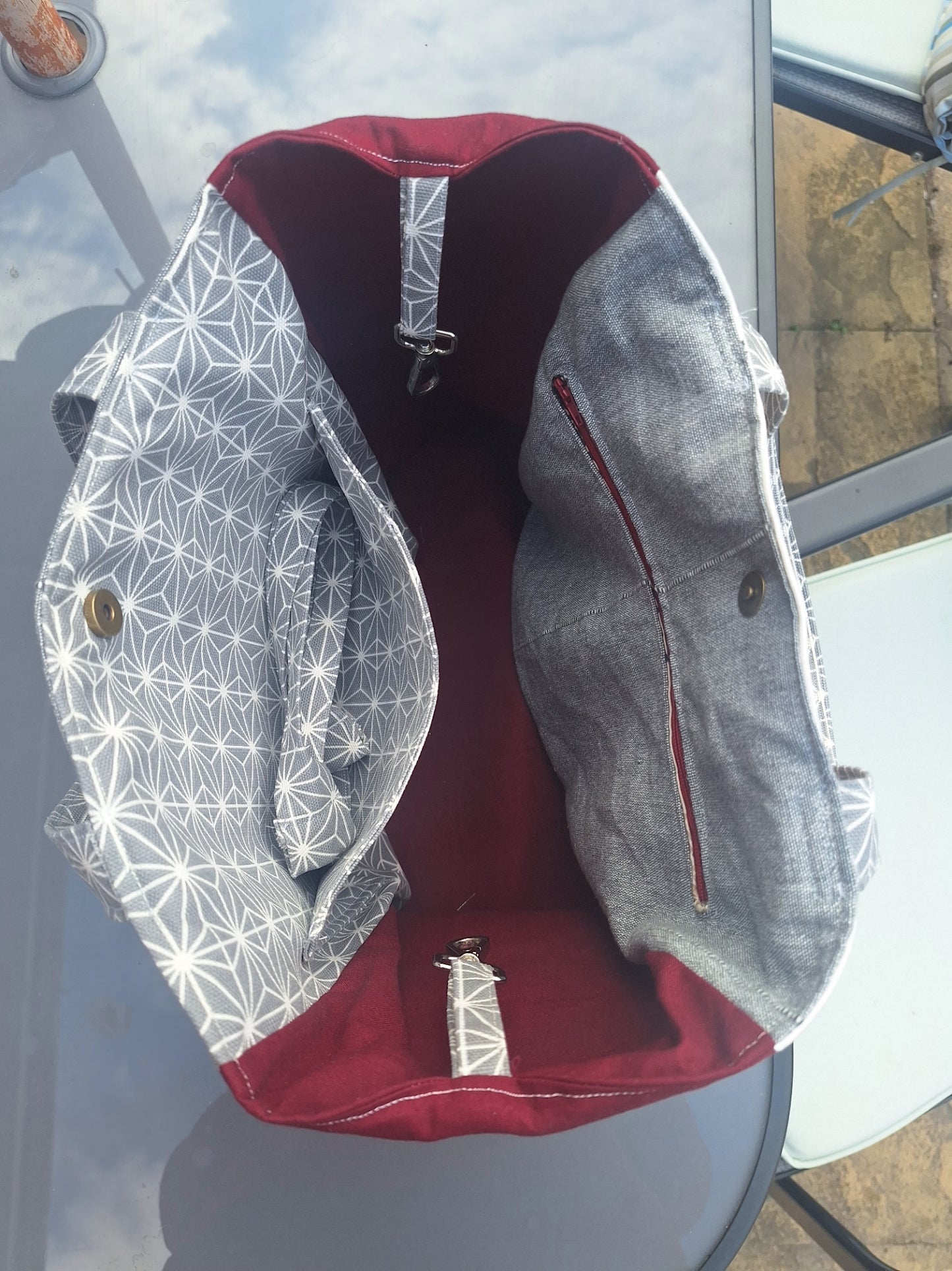 The Retro Pin Up Bag - Handmade Upcycled Handbag