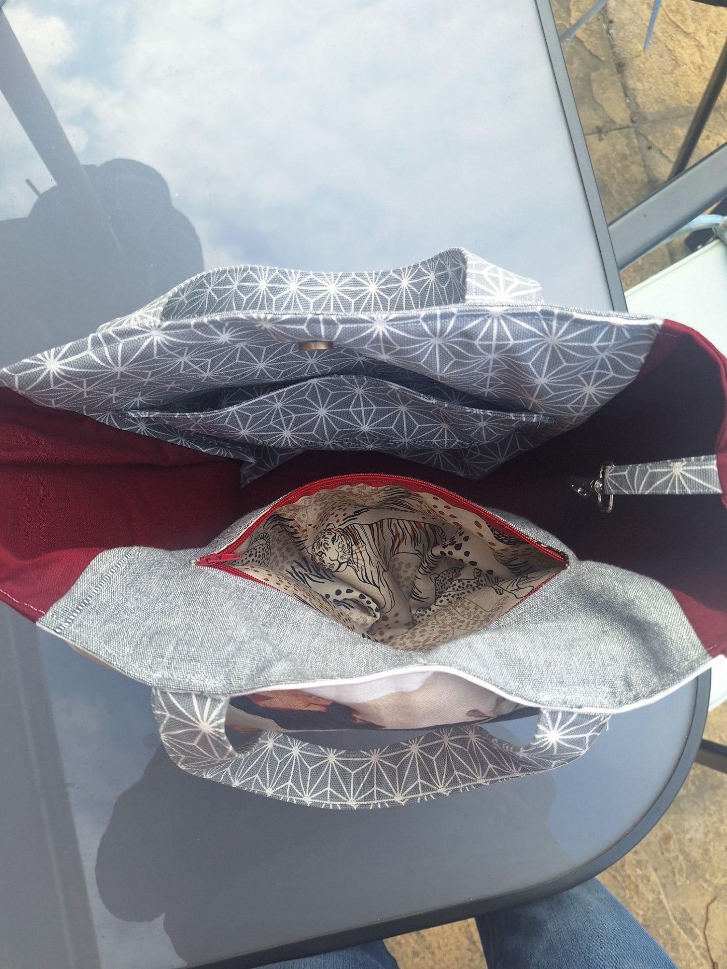 The Retro Pin Up Bag - Handmade Upcycled Handbag