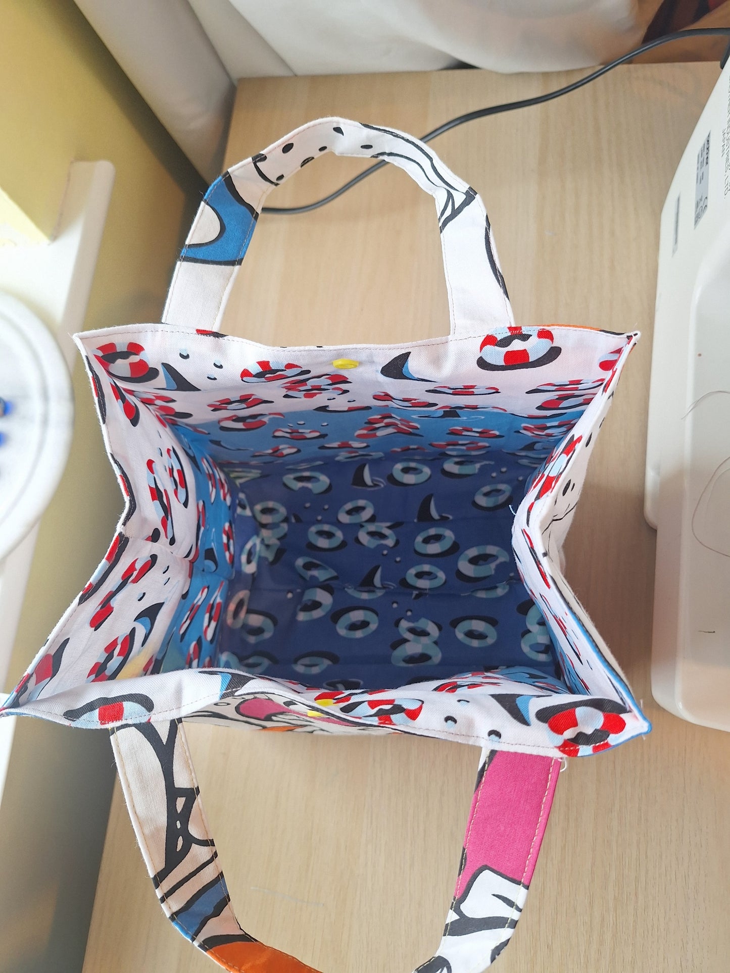 Swim Vibes - Fabric Mini Tote