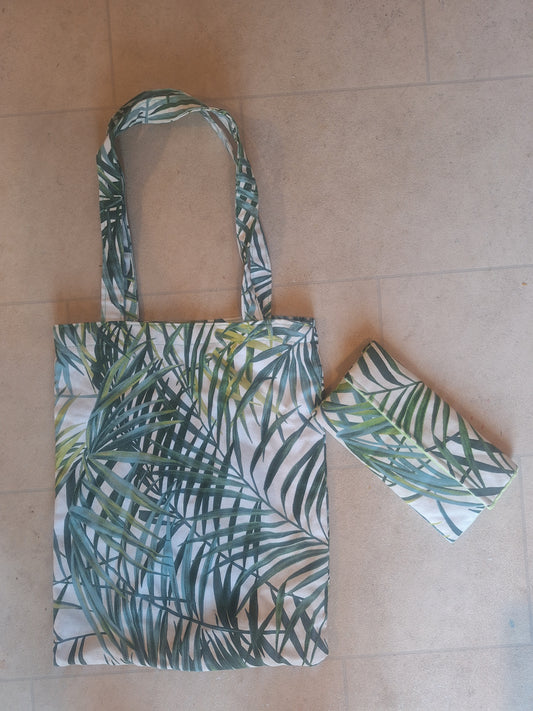 Palm Leaves - Tote Bag with matching Wallet