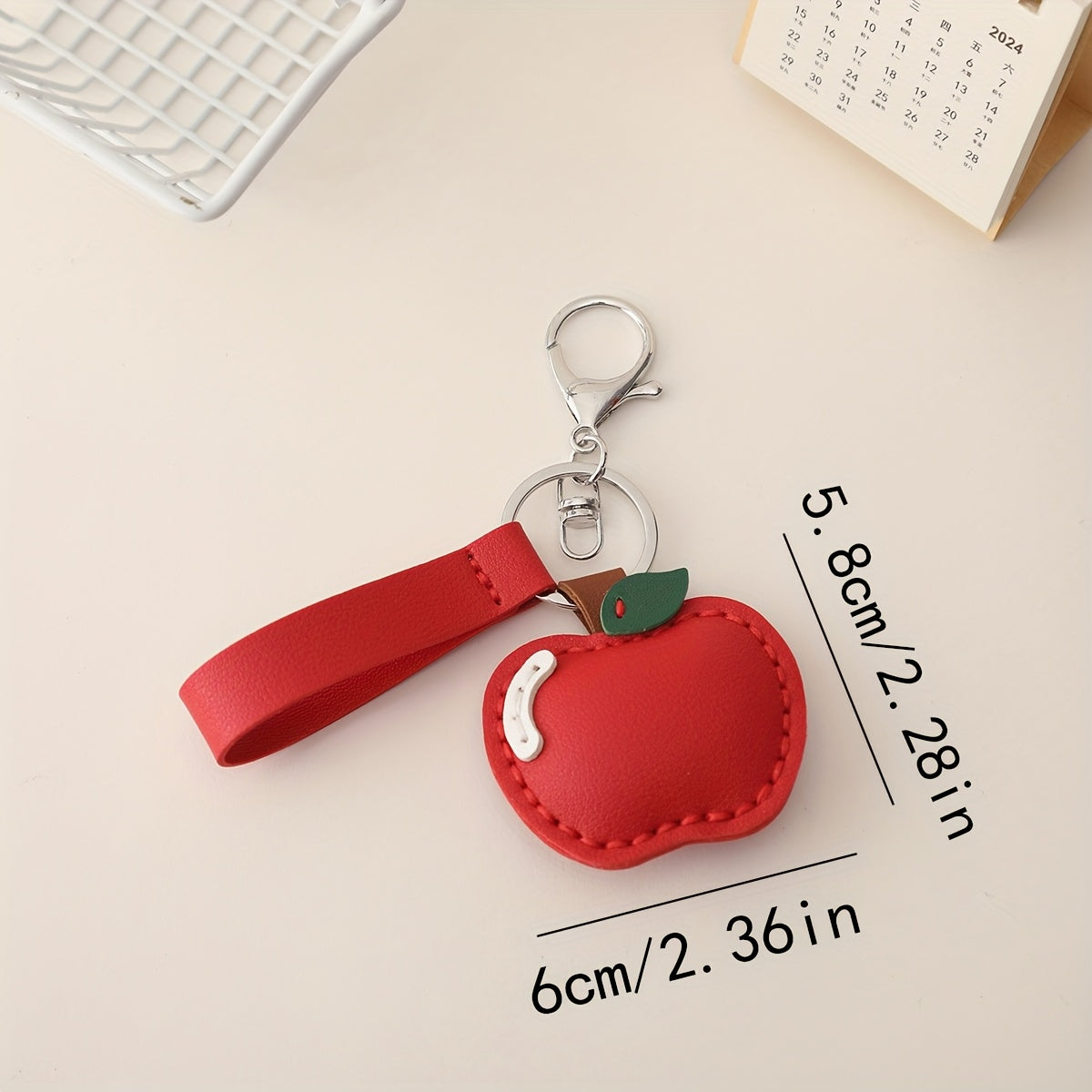 Red Apple - DIY Bag Charm
