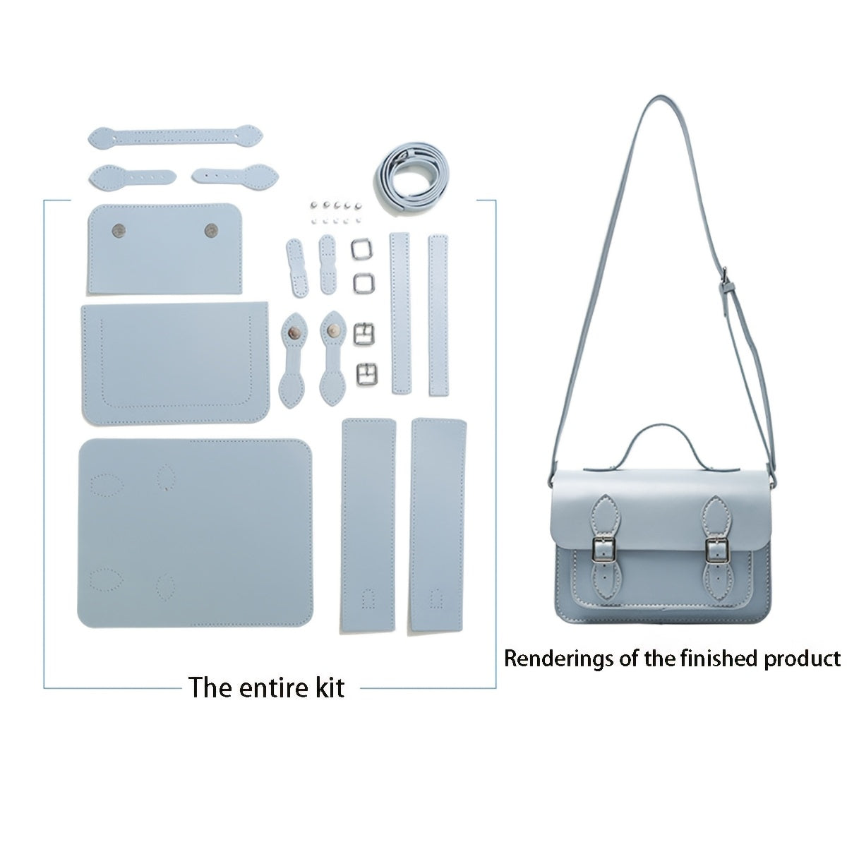 The Cambridge - dual handle DIY Bag Kit