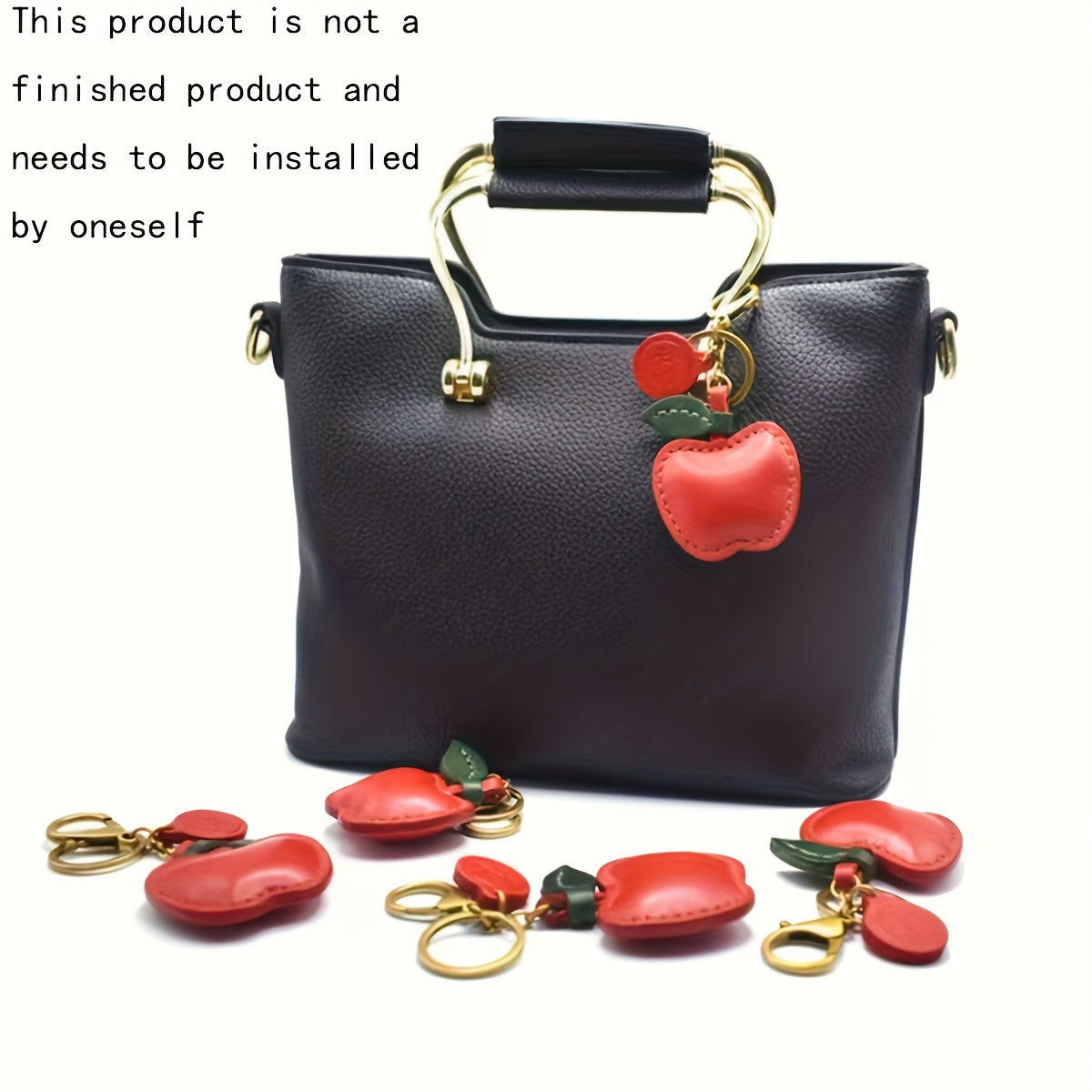 Red Apple - DIY Bag Charm