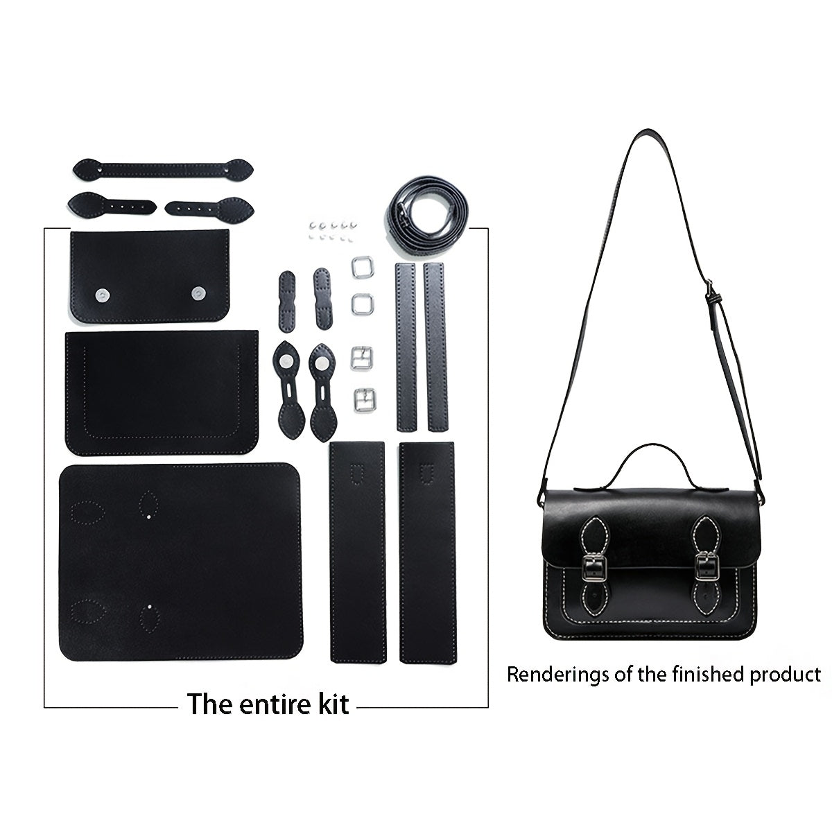 The Cambridge - dual handle DIY Bag Kit