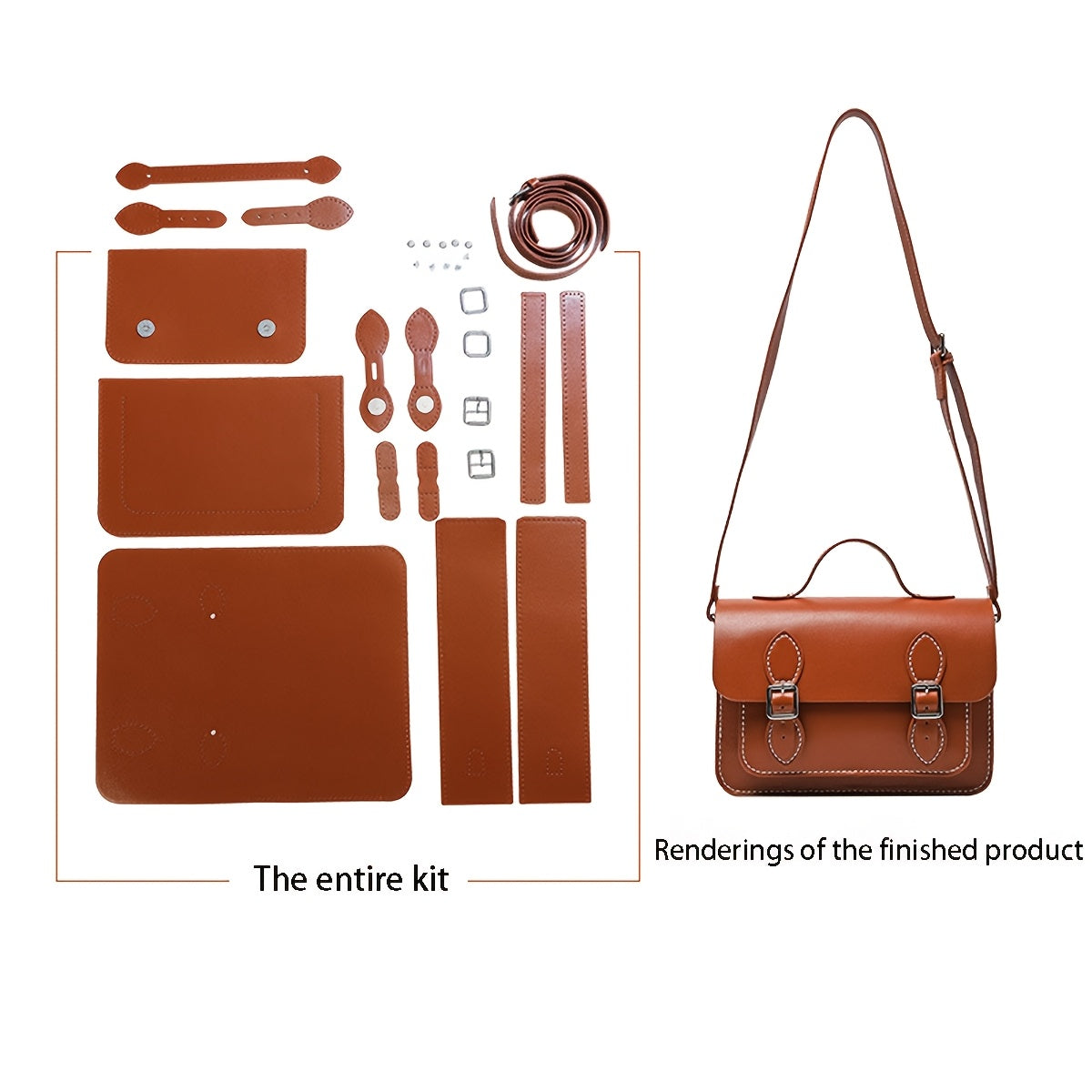 The Cambridge - dual handle DIY Bag Kit
