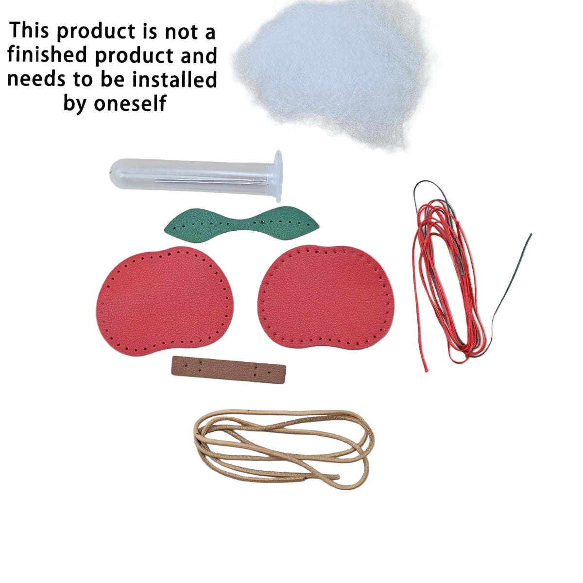 Red Apple - DIY Bag Charm