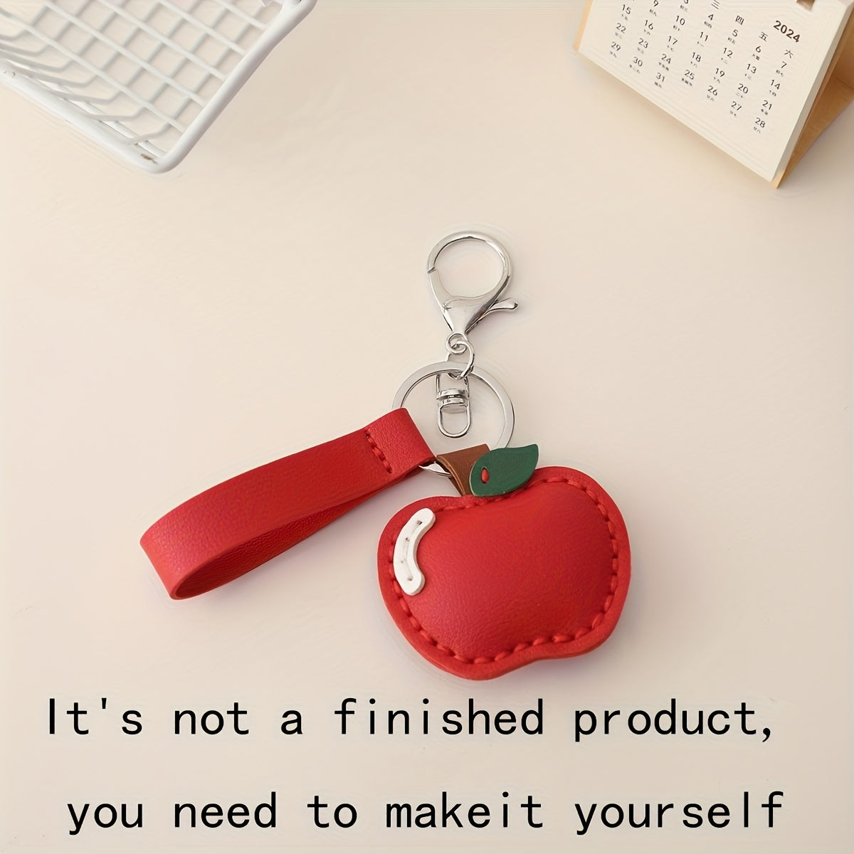 Red Apple - DIY Bag Charm