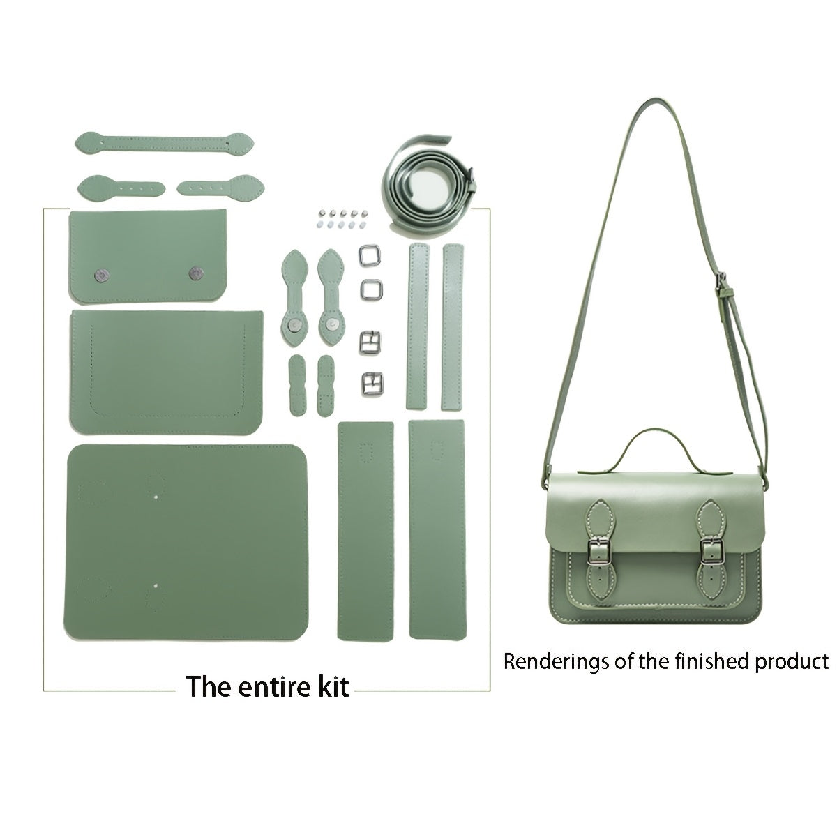 The Cambridge - dual handle DIY Bag Kit
