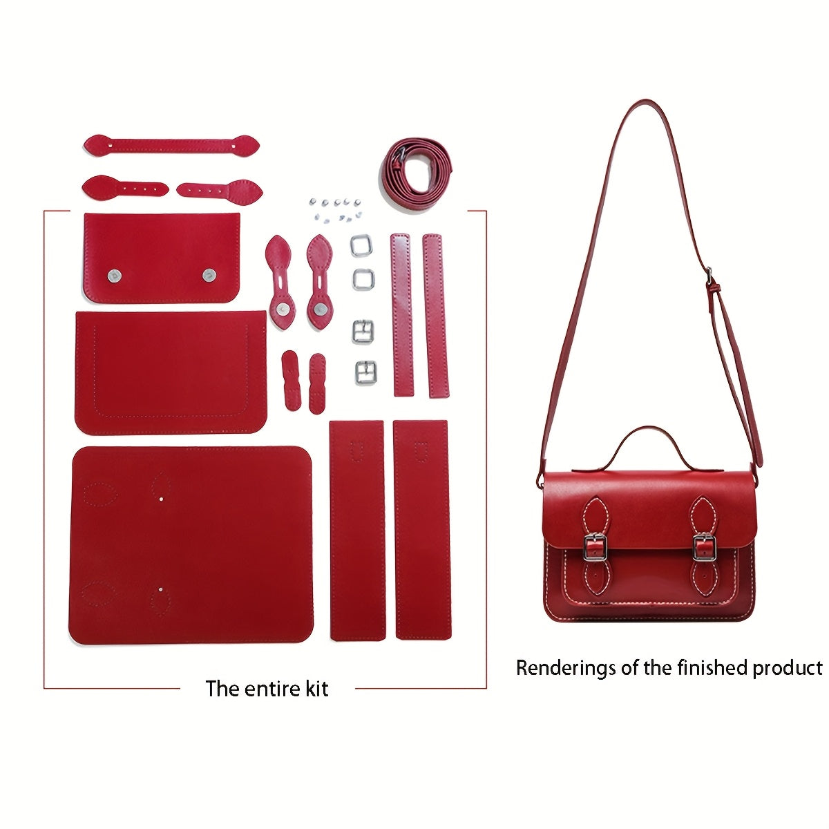 The Cambridge - dual handle DIY Bag Kit