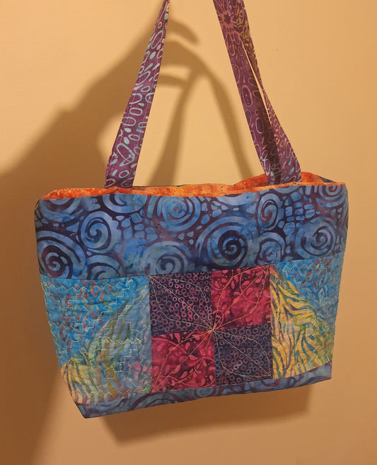 Batik Quilted Handmade Bag